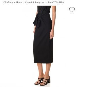 Tibi Bond Tie Skirt NWT sz00